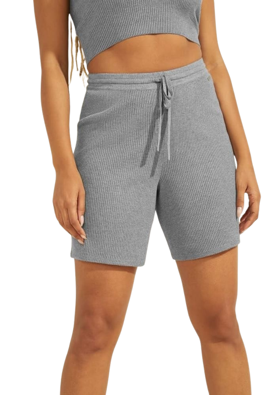 Short Guess Mujer Charli Bermuda Swtr Shorts Gris-0