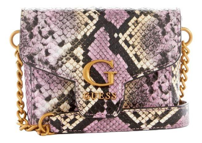 Mini Cartera Guess Mujer Shenny Micro Mini Flap Rosa-0