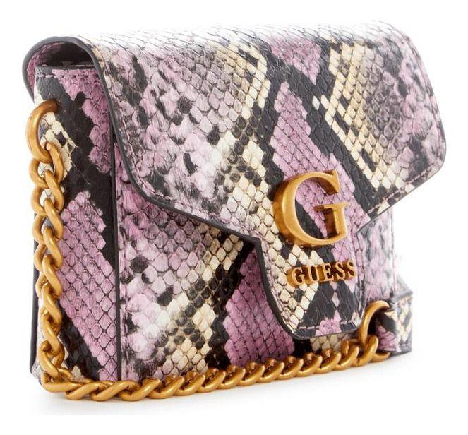 Mini Cartera Guess Mujer Shenny Micro Mini Flap Rosa-1