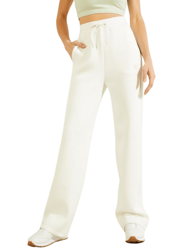Pantalón Guess Mujer Brenda Long Pants Blanco-0