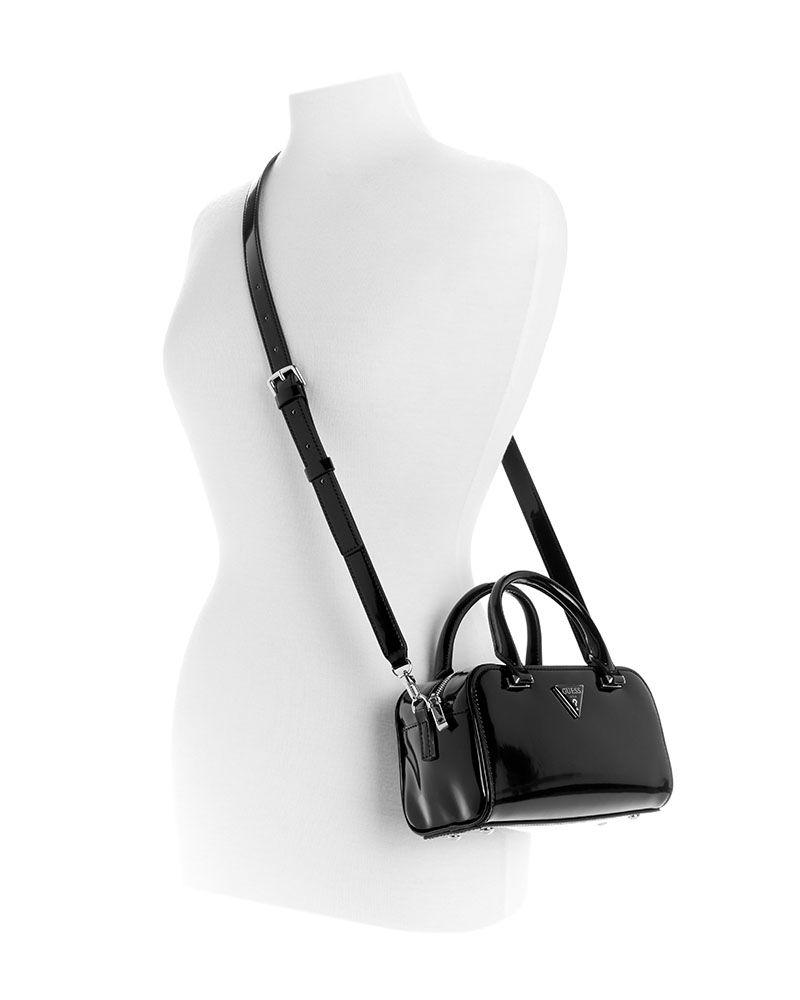 Mini Cartera Guess Mujer Arnela Mini Satchel Negro-4