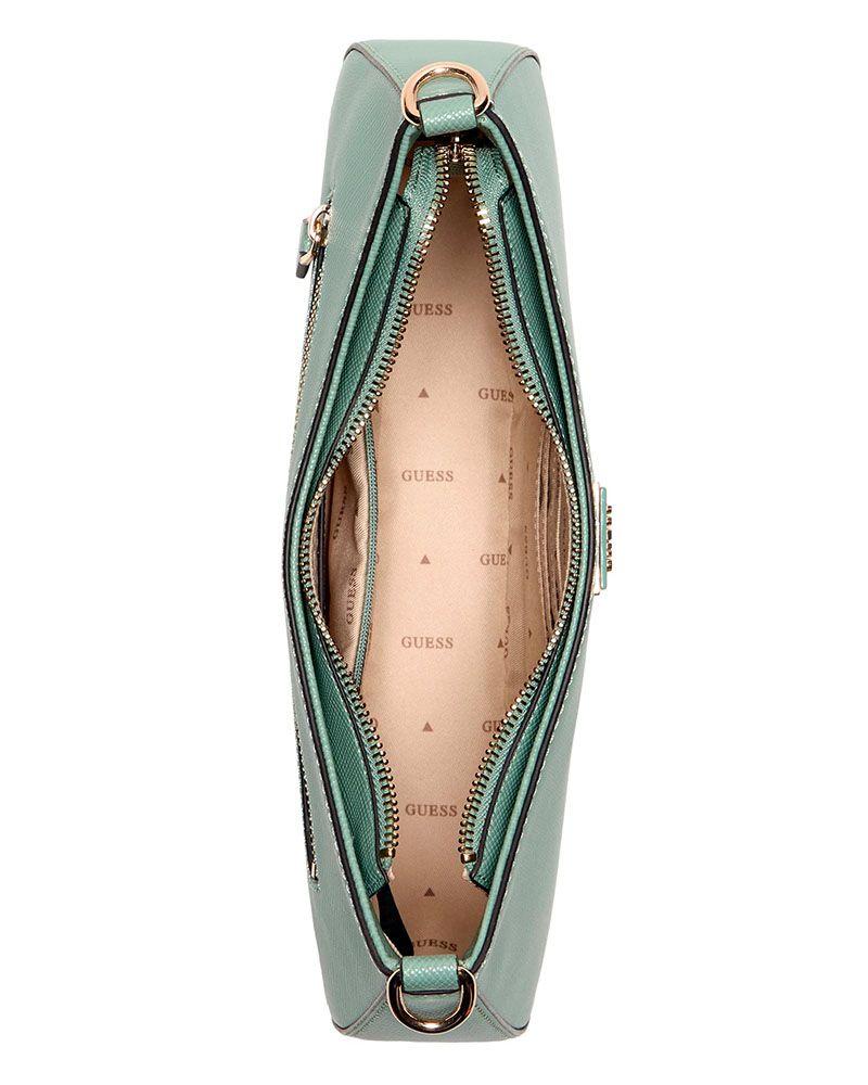 Cartera Guess Mujer Noelle Ii Zip Shoulder Bag Celeste-3