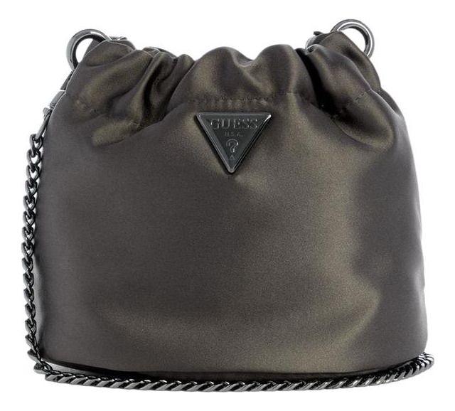Mini Cartera Guess Mujer Velina Pouch Gris-0