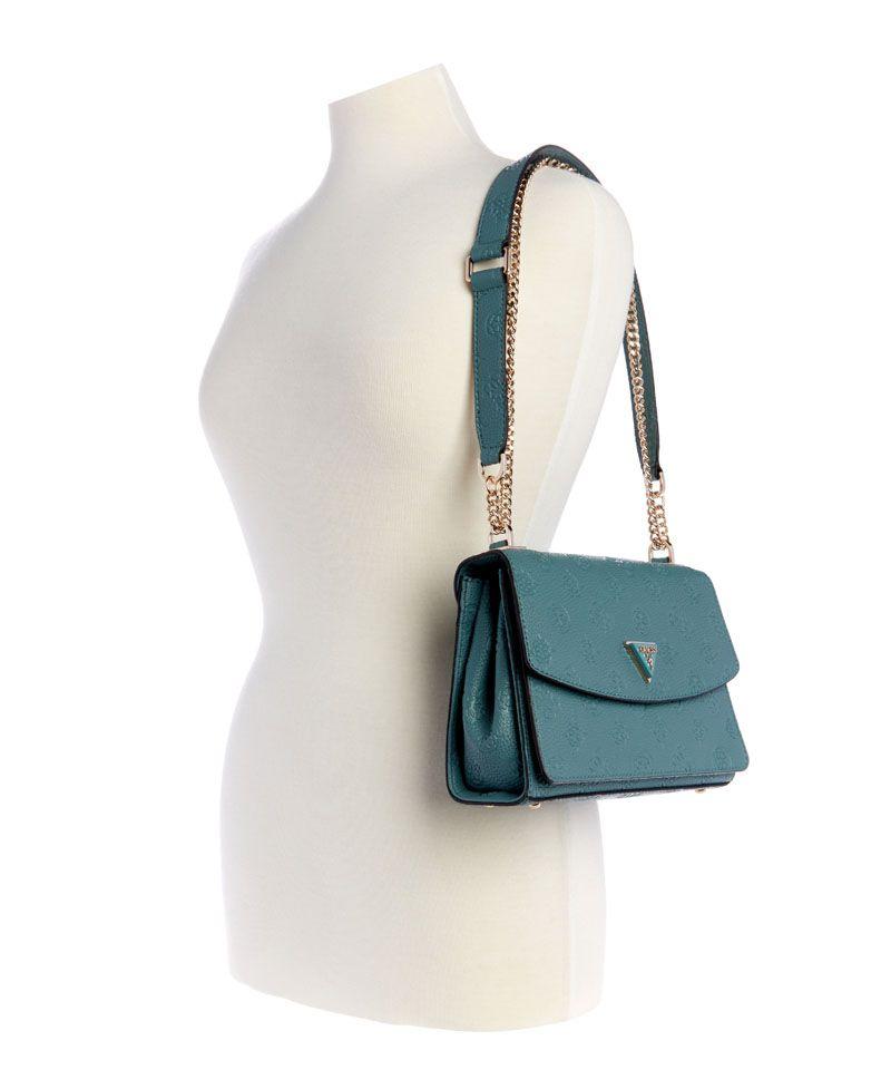 Cartera Guess Mujer Cresidia Cnvrtble Xbody Flap Verde-4