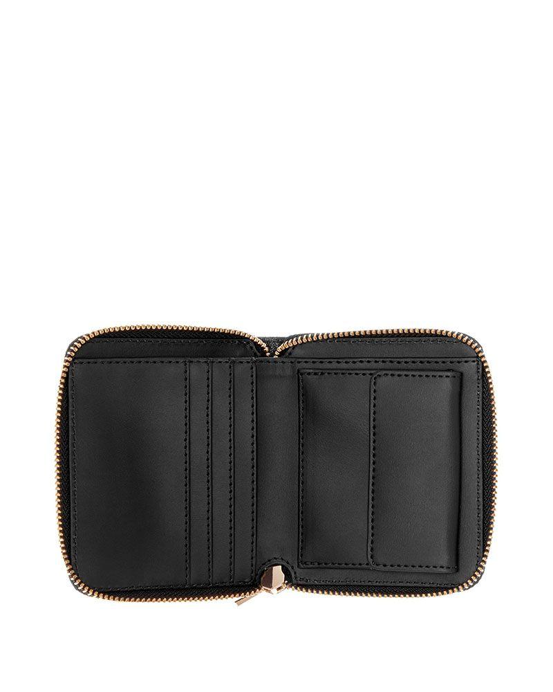Billetera Isobel Slg Small Zip Around Negro-2