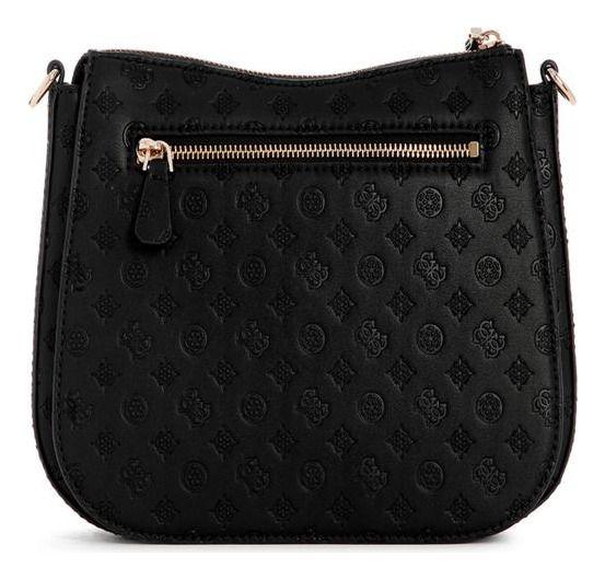 Cartera Guess Mujer Arlena Logo Crossbody Hobo Negro-2