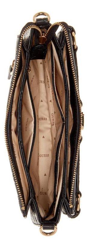 Cartera Guess Mujer Arlena Logo Crossbody Hobo Negro-3