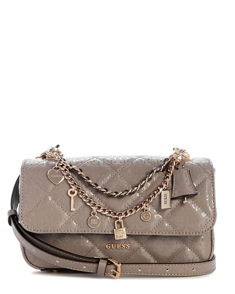 Cartera Libby Flap Crossbody Gris-0