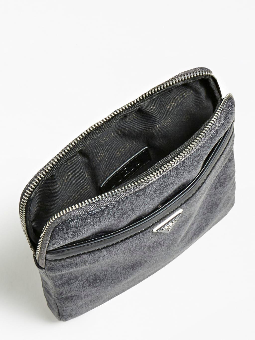 Bolso Guess Milano Crossbody Flat Negro-2