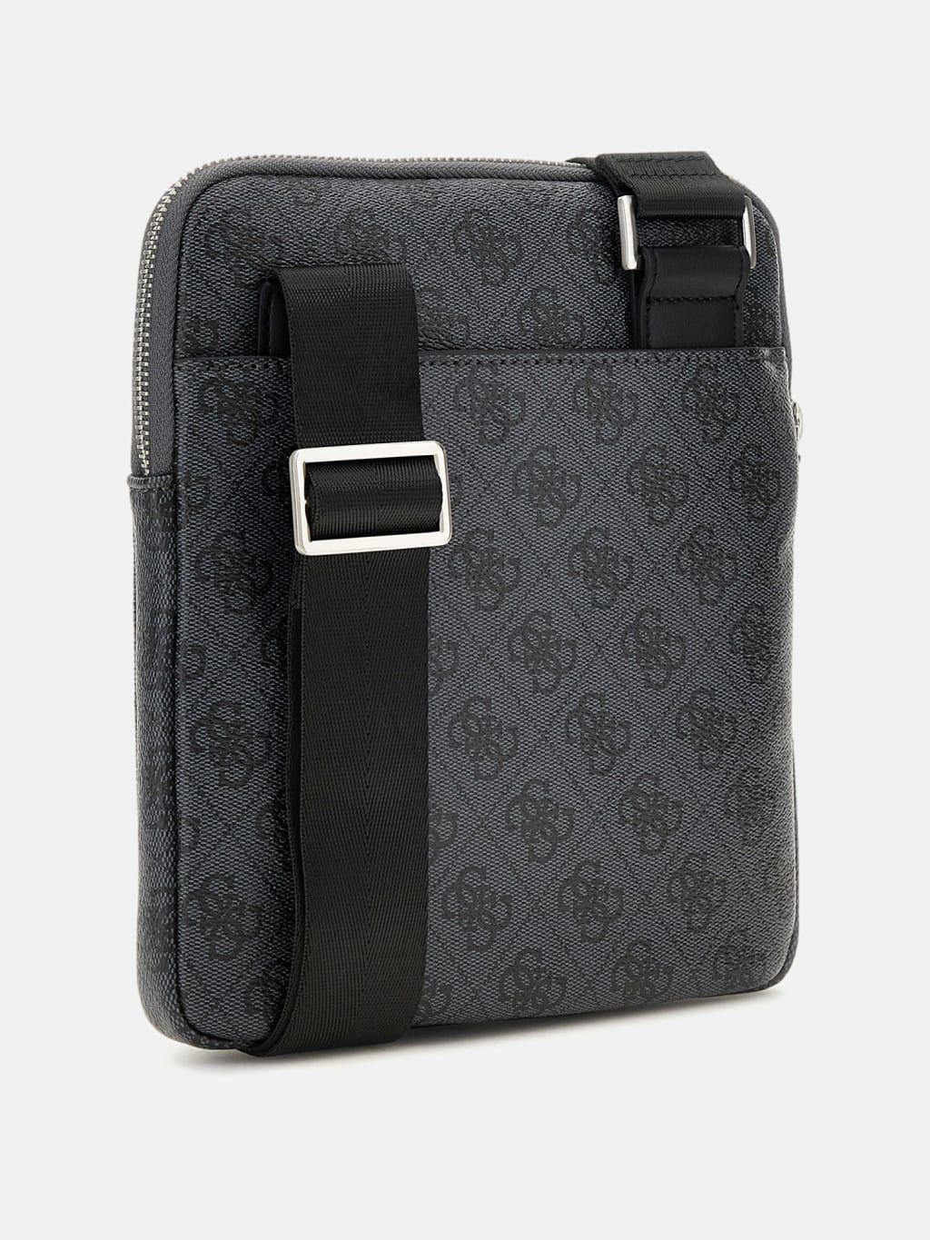 Bolso Guess Milano Crossbody Flat Negro-3