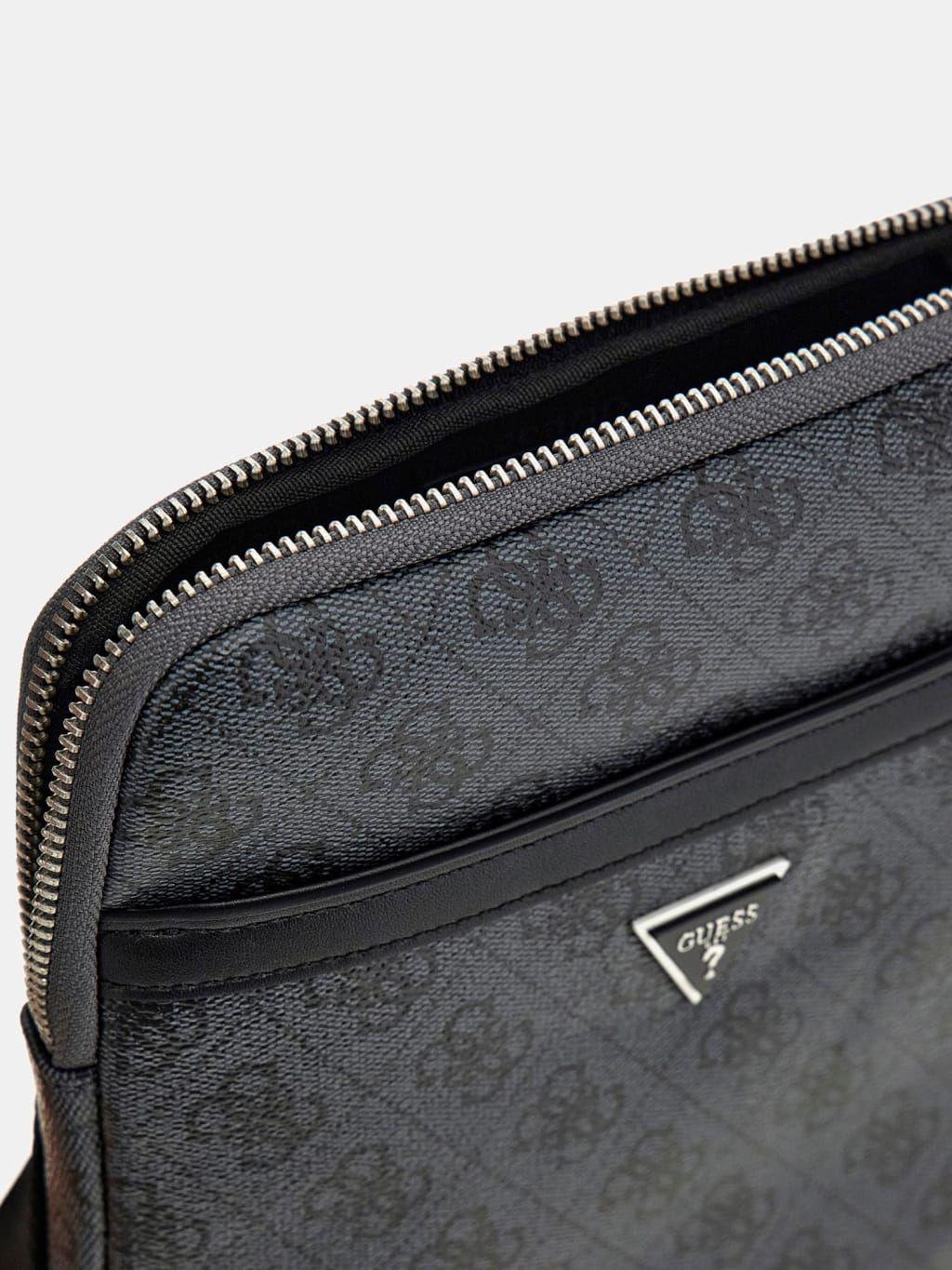 Bolso Guess Milano Crossbody Flat Negro-4