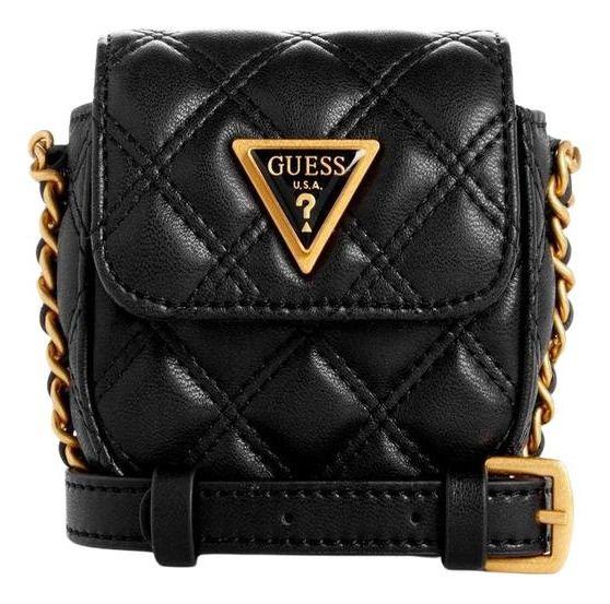 Mini Cartera Guess Mujer Giully Micro Mini Negro-0