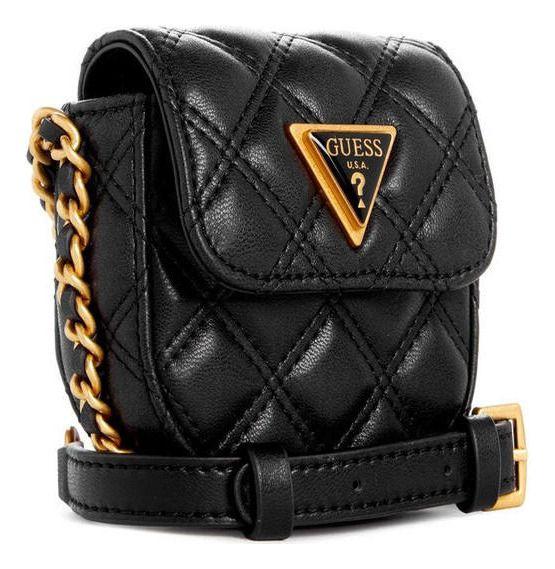 Mini Cartera Guess Mujer Giully Micro Mini Negro-1