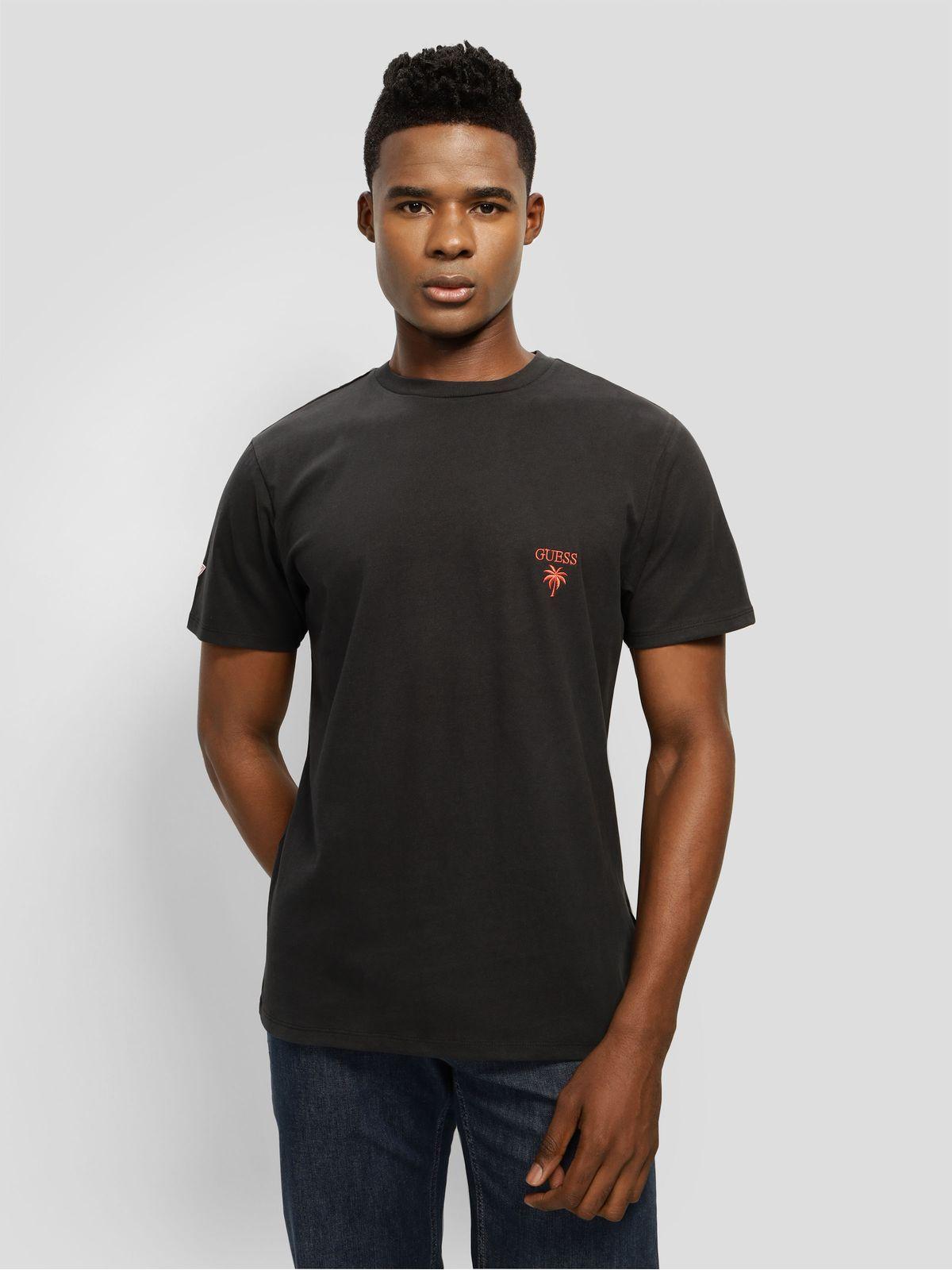 Polera Ss Cn Gd Palm Tee Negro-0