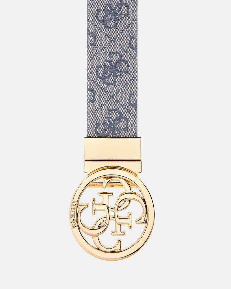 Cinturon Guess Mujer Noelle Adj & Rev Pant Belt H35 Gris-1