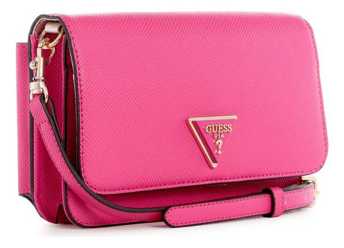 Cartera Guess Mujer Noelle Xbody Flap Organizer Rosado-1