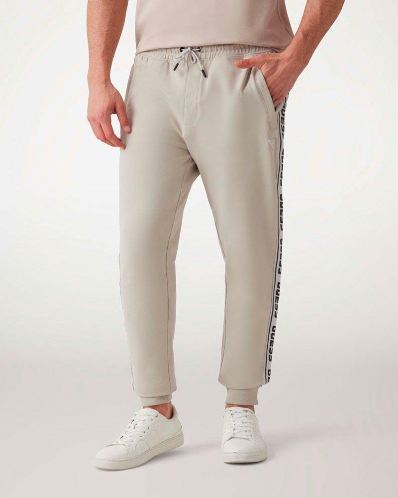 Pantalon Guess Hombre New Arlo Long Pant Beige-0
