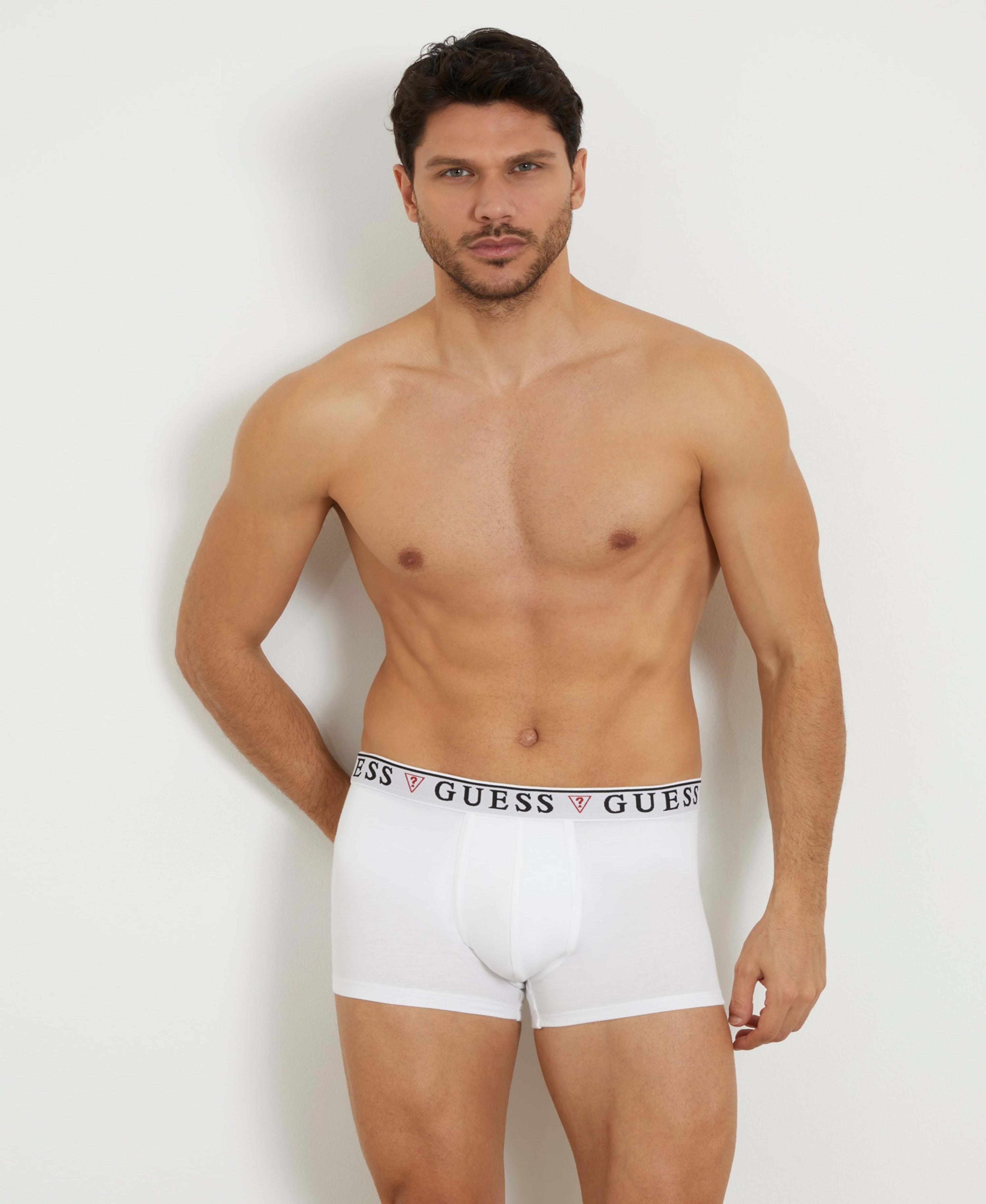 Boxer Guess Hombre Brian Hero Boxer Trunk 3 Pack Negro-3