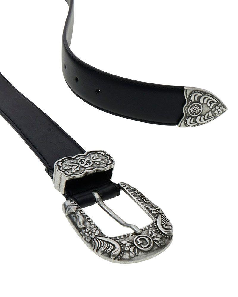 Cinturon Not Adj & Not Rev Pnt Belt H35 Negro-1