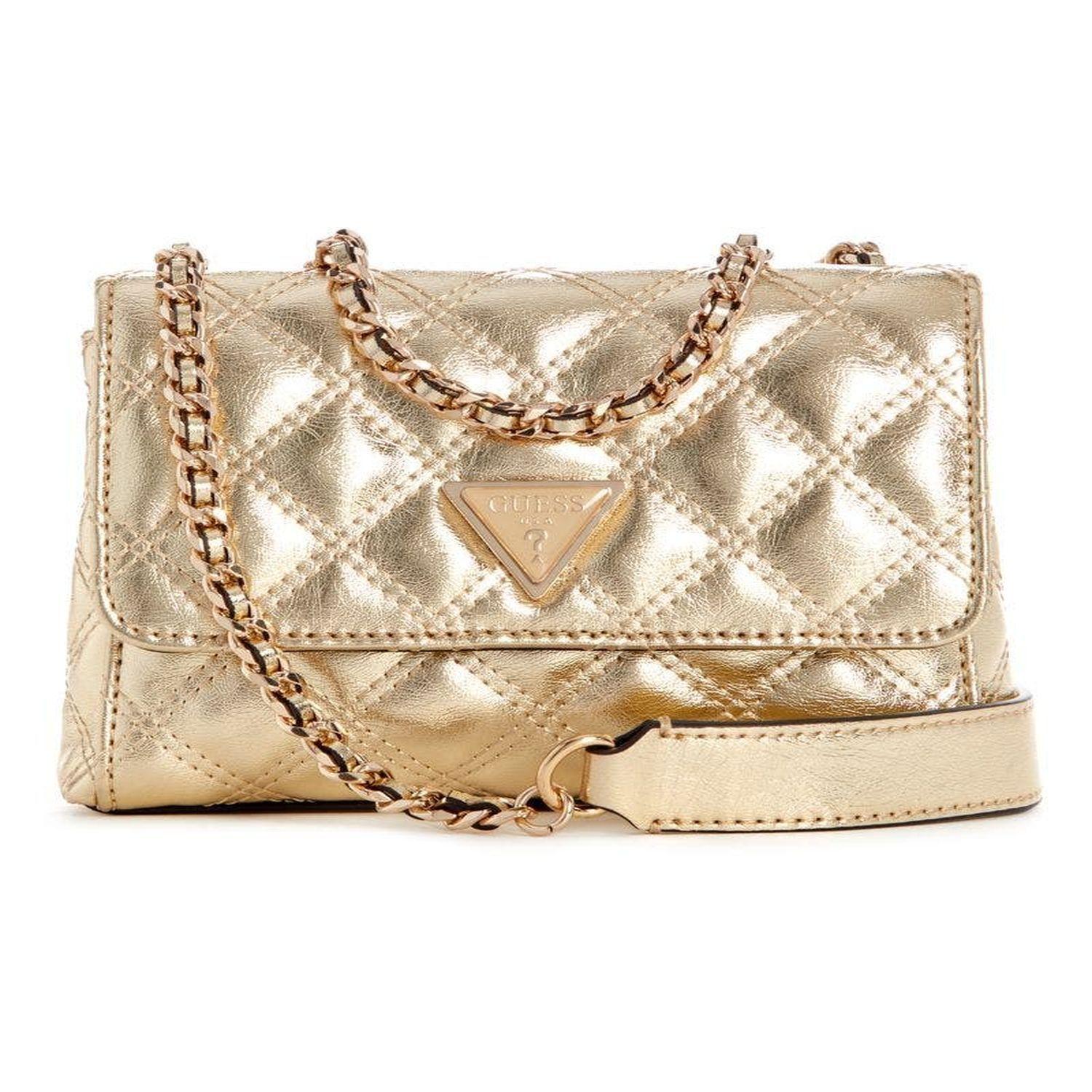 GILTY COUTURE iPod Shuffle 2G ゴールドケース Mini Cartera Guess Mujer Giully Mini 2 Comp Cnvrtbl Flp Dorado