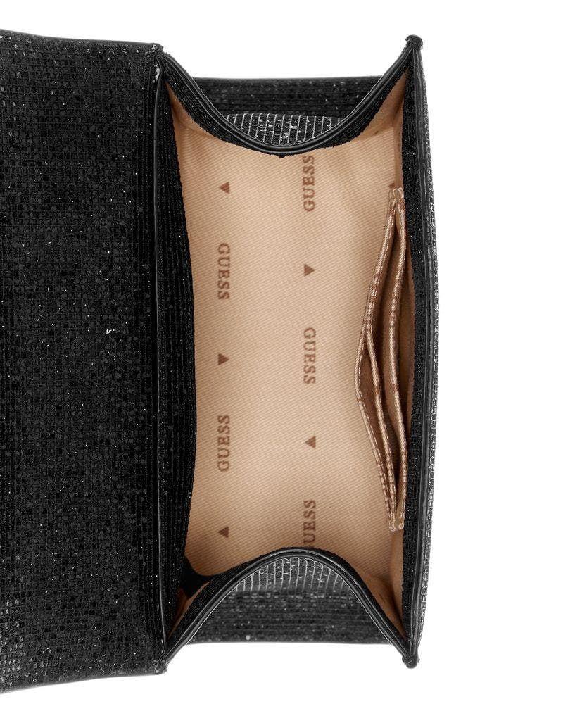 Mini Cartera Guess Mujer Zalina Mini Top Handle Flap Negro-3