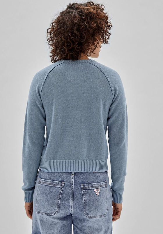 Tejido Guess Mujer LS Sweaters Celeste.-3