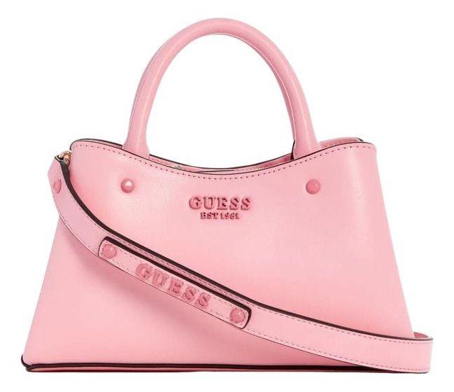 Mini Cartera Guess Mujer Sarita Mini Satchel Rosado-0