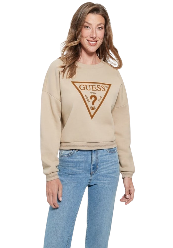 Polerón Guess Mujer Roxi Sweatshirt Cafe-0
