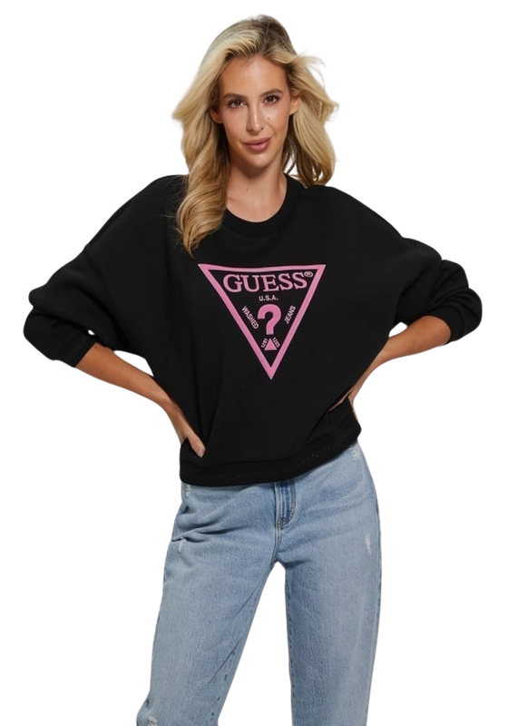 Polerón Guess Mujer Roxi Sweatshirt Negro-0