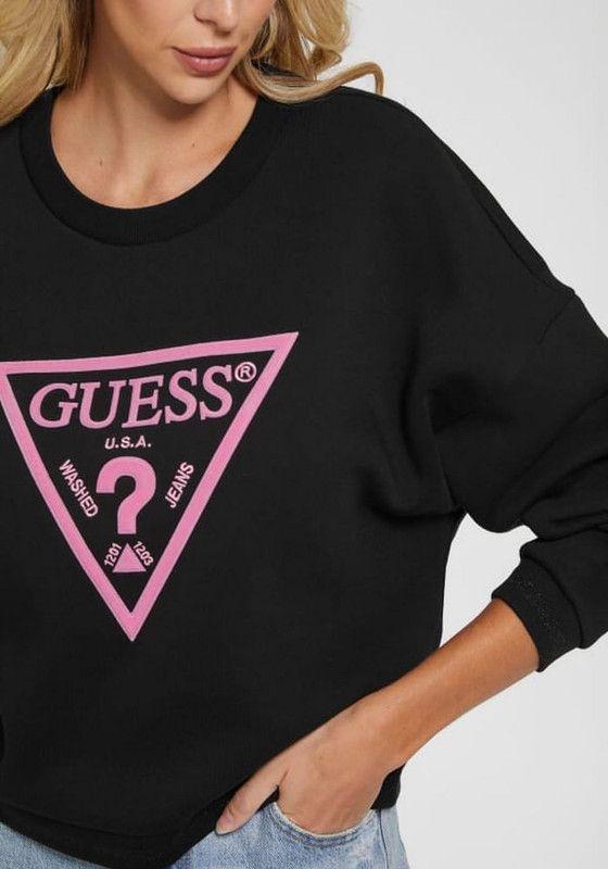 Polerón Guess Mujer Roxi Sweatshirt Negro-2