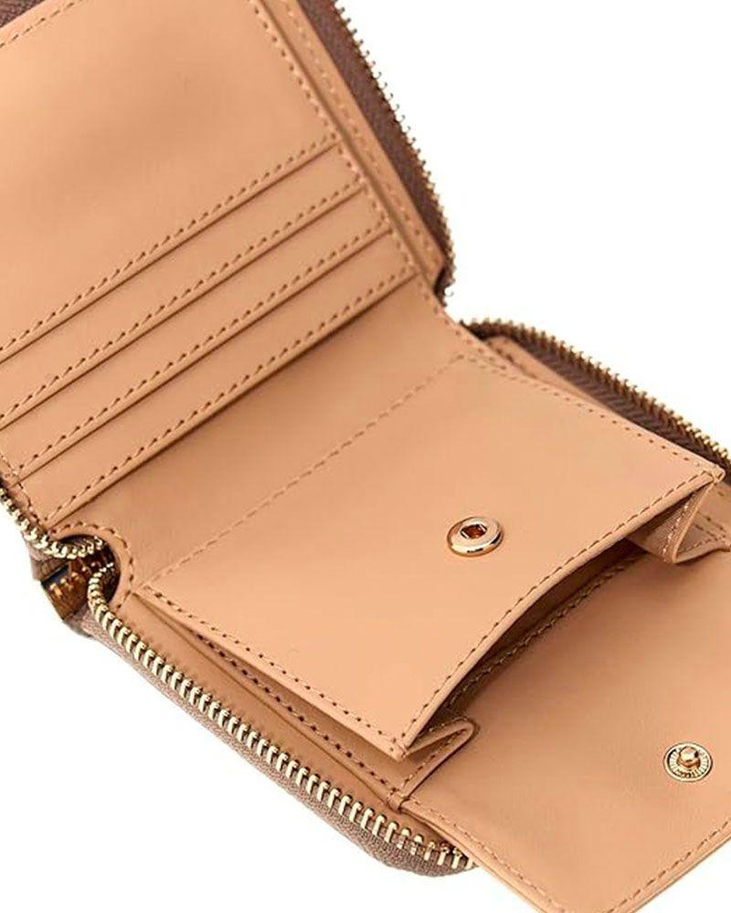 Billetera Laurel Ii Slg Small Zip Around Gris Oscuro-3