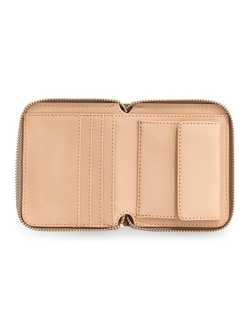 Billetera Laurel Ii Slg Small Zip Around Gris Oscuro-4