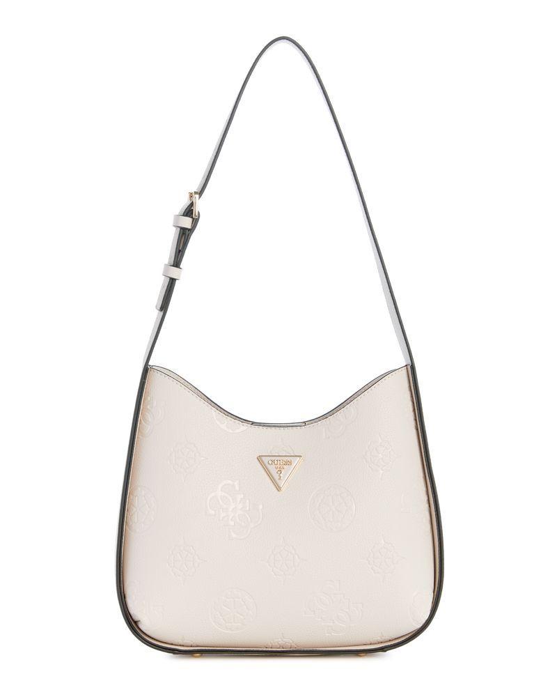 Cartera Guess Mujer Keandra Hobo Crema-0