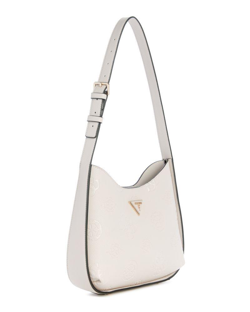 Cartera Guess Mujer Keandra Hobo Crema-1