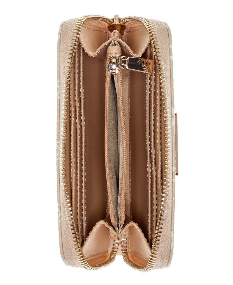 Billetera Laurel Slg Medium Zip Around Beige-2