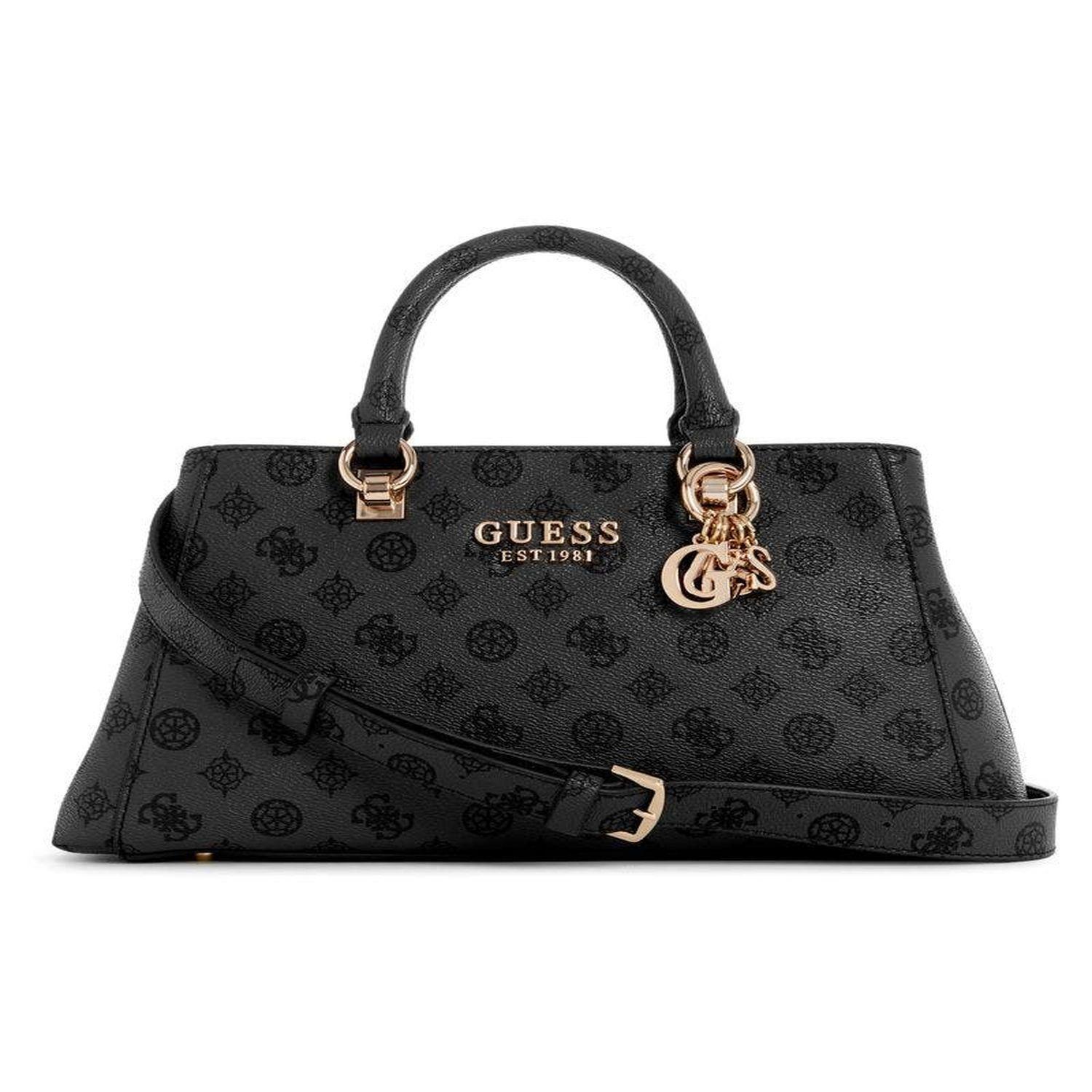 Cartera Guess Mujer Evelune Girlfriend Satchel Gris-0