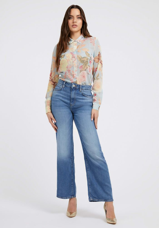 Jeans Guess Mujer Fashion Prem Denim Azul-1