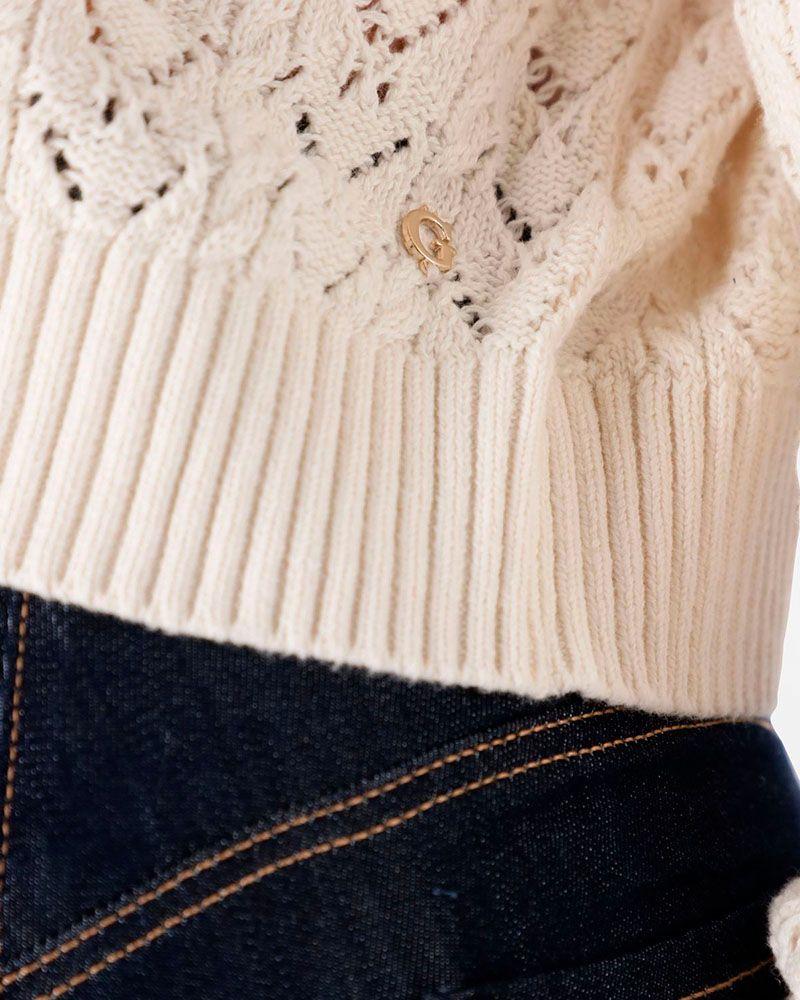 Sweater Ruth Ls Vn Cardi Blanco-2