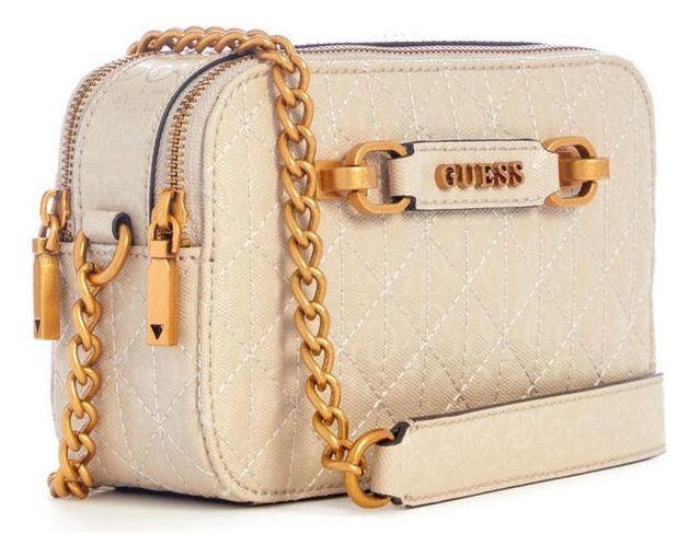 Cartera Guess Mujer Aveta Camera Bag Crema-1