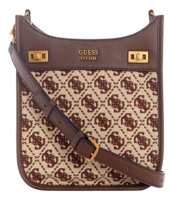 Mini Cartera Guess Mujer Katey Mini Hobo Café-0