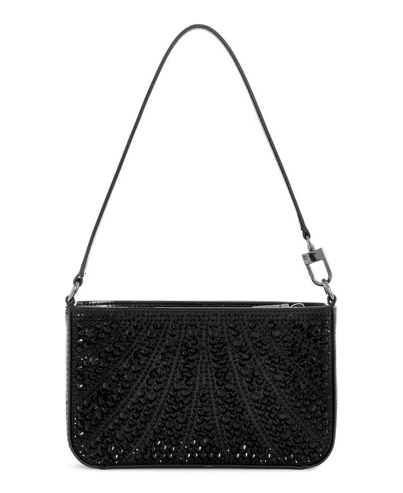 Mini Cartera Guess Mujer Beauvoir Mini Top Zip Shdr Bag Negro-2