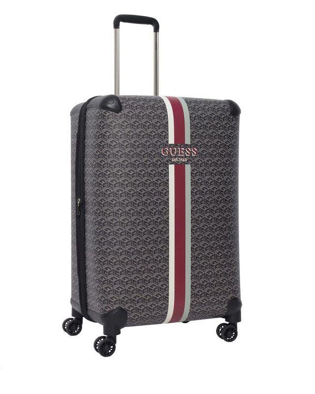 Maleta Guess Mujer Wilder 28 In 8-Wheeler Negro-1