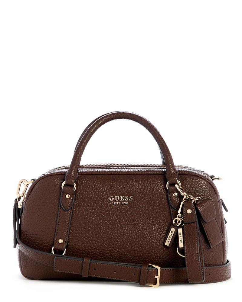 Cartera Marsha Box Satchel Café Oscuro-0