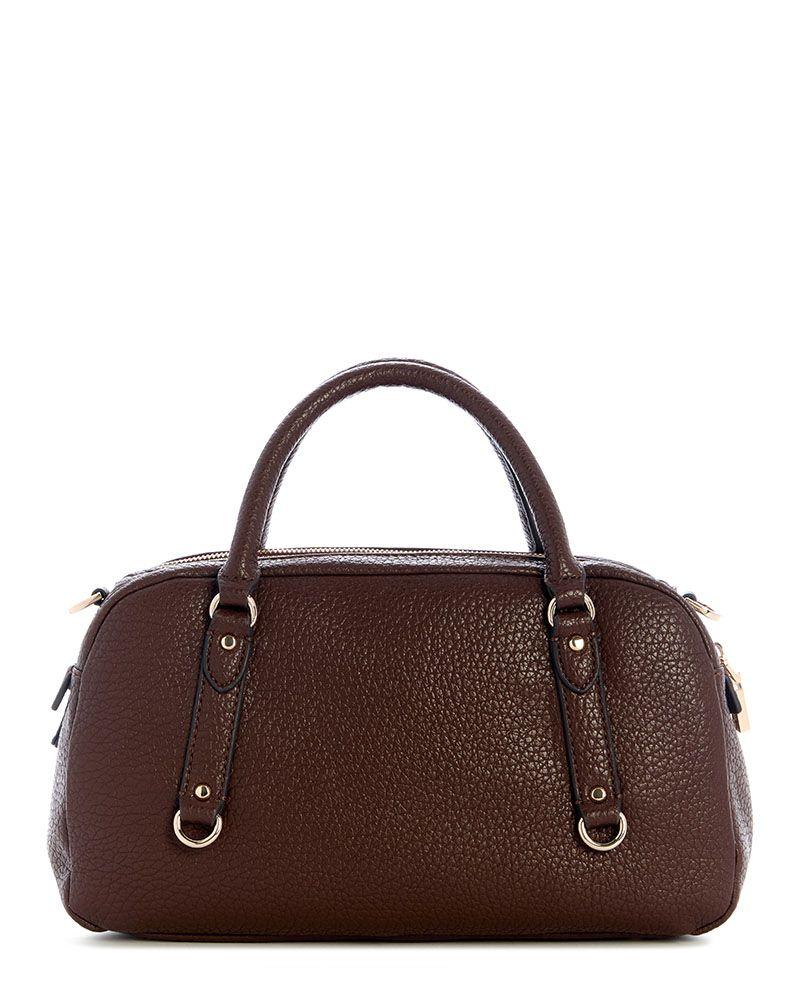 Cartera Marsha Box Satchel Café Oscuro-1
