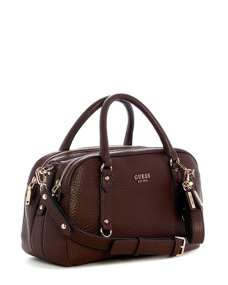 Cartera Marsha Box Satchel Café Oscuro-3