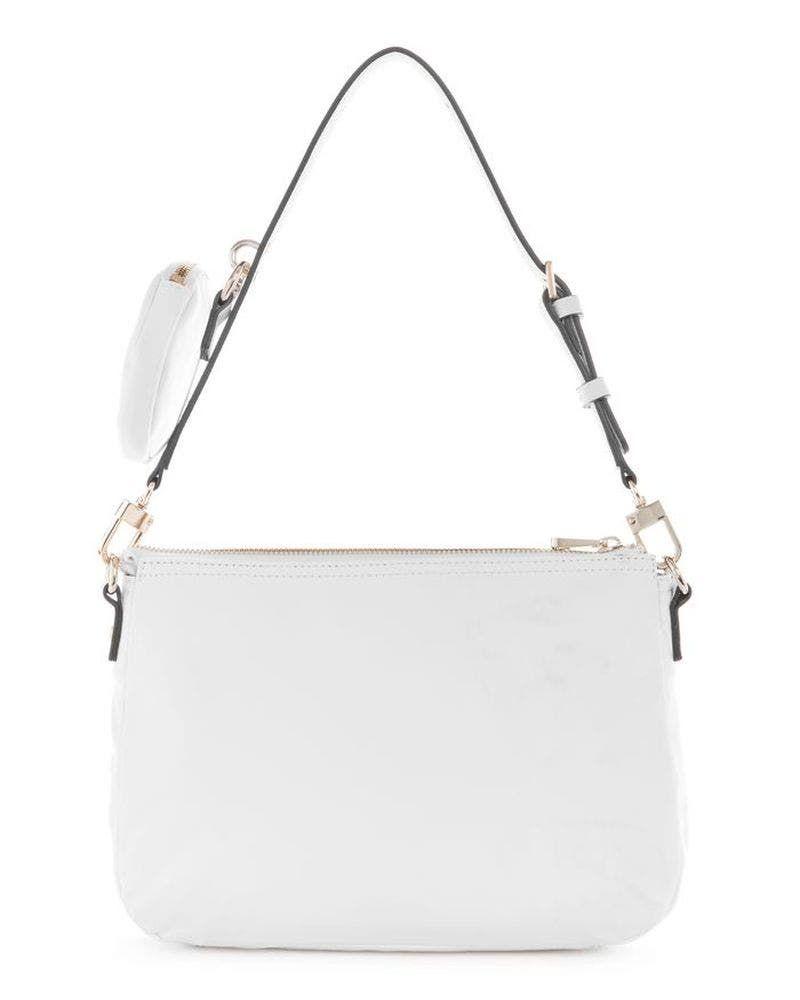 Cartera Guess Mujer Eco Gemma Top Zip Shlder Bag Blanco Guess