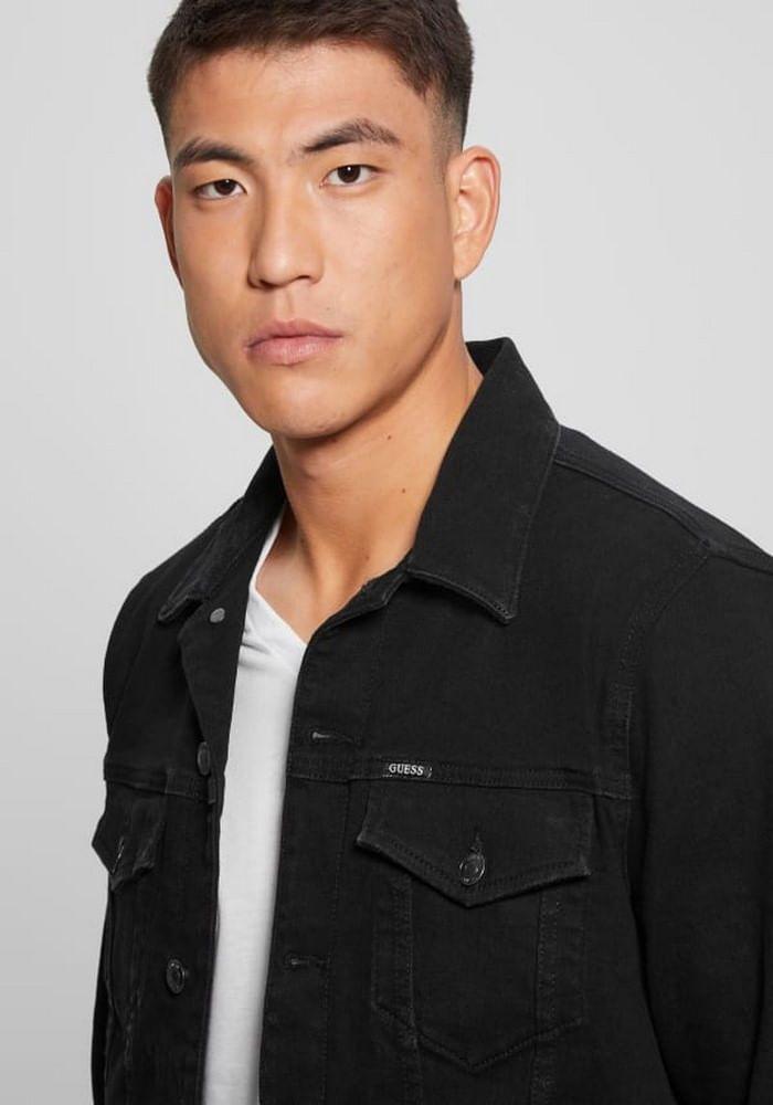 Chaqueta Guess Hombre Dillon Jacket Negro-4