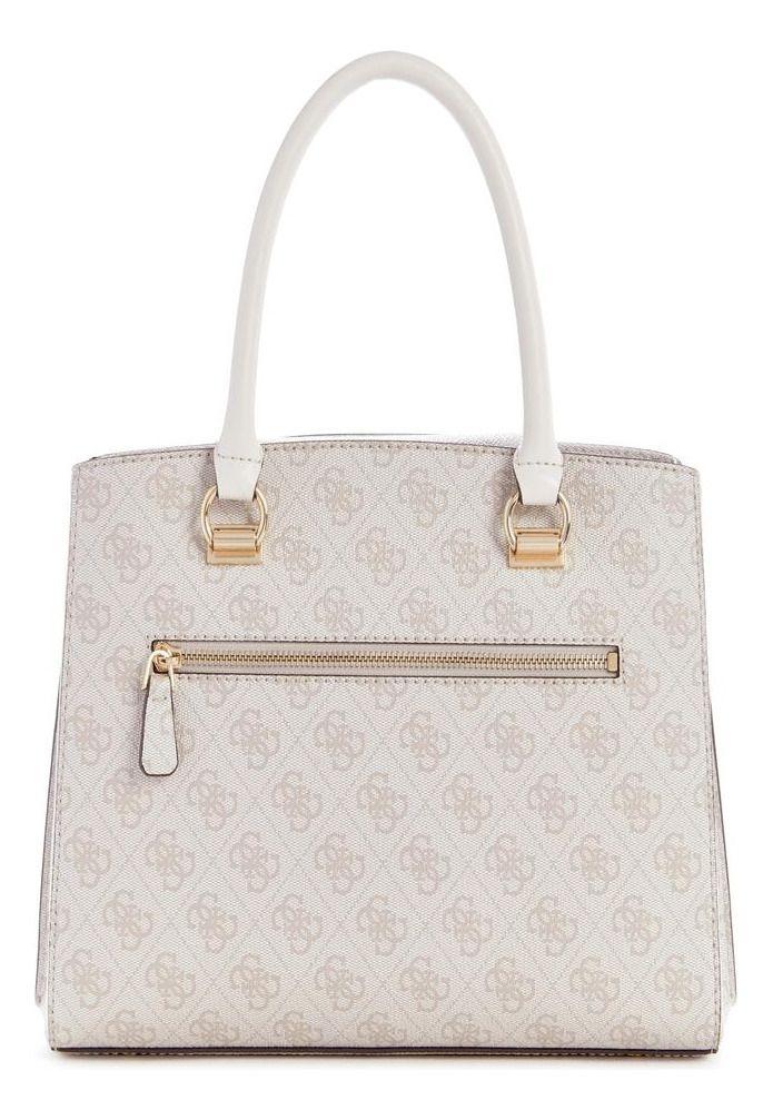 Cartera Guess Mujer Noelle Girlfriend Satchel Crema-2