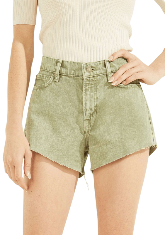 Short Guess Mujer Manila Short Verde-0
