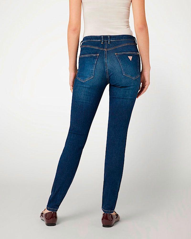 Jeans Guess Mujer 1981 Skinny Negro.-2